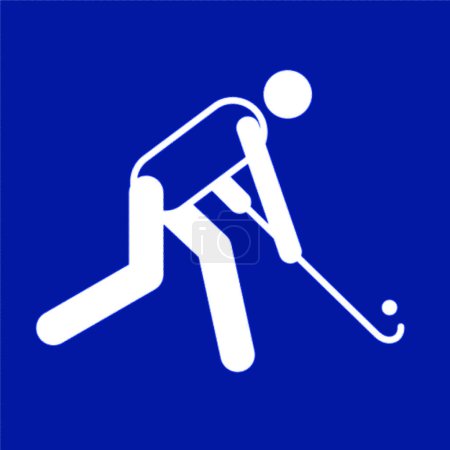 Photo for Logotype of field hockey on Olympic Summer Games in Seoul, 1988 - Royalty Free Image
