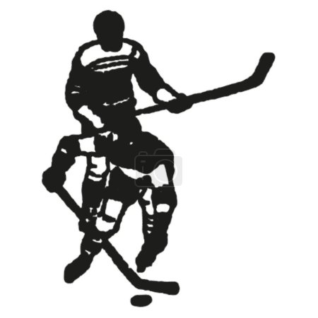 Foto de Logotype of hockey on Olympic Winter Games in Oslo, 1952 - Imagen libre de derechos
