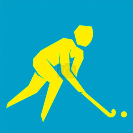 Téléchargez les photos : Logotype of field hockey on Olympic Summer Games in London, 2012 - en image libre de droit