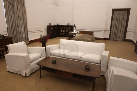 Photo for DELHI INDIA - 02 12 23: Indira Gandhi living room was an Indian politician and stateswoman who served as the 3th prime minister of India from 1966 to 1977 and from 1980 until her assassination in 1984 - Royalty Free Image