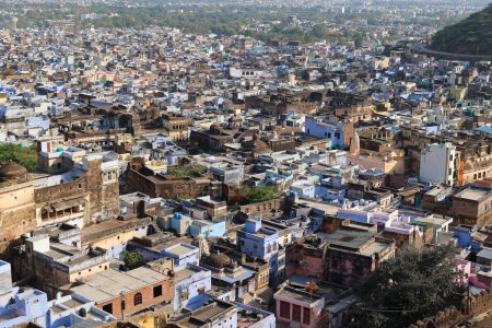 Foto de BUNDI RAJASTHAN INDIA - 02 17 2023: Paisaje urbano de Bundi, Rajastán, India - Imagen libre de derechos
