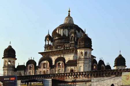 Photo for KHAJURAHO MADYHA PRADESH INDIA - 03 03 2023: Tomb of Chhatri of Raja Pratap Singh the complex is very compact and the monument itself never seems to be open. - Royalty Free Image
