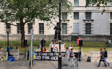 Téléchargez les photos : LONDRES ROYAUME-UNI - 06 19 2023 : Manifestation contre la guerre en Ukraine - en image libre de droit