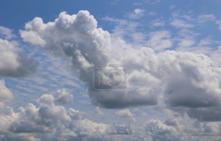 Photo for Blue sky background with white clouds - Royalty Free Image
