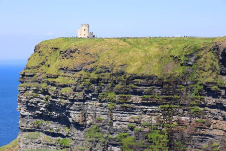 Photo for BURAN REPUBLIC OF IRLAND 05 28 2023: O'Brien's Tower was built on the cliffs in 1835 by the local landlord and MP Sir Cornelius OBrien as an observation point for the English tourists - Royalty Free Image
