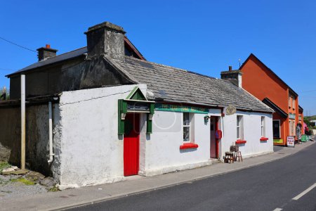 DOOLIN, REPUBLIC OF IRELAND 05 29 2023: Doolin is a coastal village in County Clare, Ireland, on the Atlantic coast.