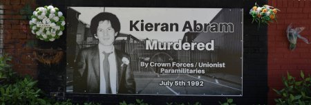 Téléchargez les photos : BELFAST NORTHERN IRELAND ROYAUME-UNI 06 03 2023 : Garden of Remembrance est un jardin commémoratif à Belfast, en Irlande du Nord, dédié aux membres de l'armée républicaine irlandaise tués pendant les troubles - en image libre de droit