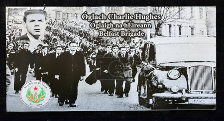 Foto de BELFAST NORTHERN IRELAND REINO UNIDO 06 03 2023: Garden of Remembrance es un jardín conmemorativo en Belfast, Irlanda del Norte, dedicado a los miembros del Ejército Republicano Irlandés asesinados durante Los Problemas - Imagen libre de derechos