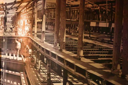 Foto de IRLANDA DEL NORTE BELFAST REINO UNIDO 06 03 23: Titanic es un transatlántico que fue construido en Belfast. Producto puro de los astilleros Harland-Wolff, fue obra de más de 15.000 irlandeses - Imagen libre de derechos
