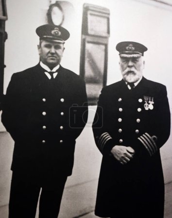 Téléchargez les photos : LIVERPOOL UNITED KINGDOM 06 07 2023: Edward J Smith British marine officer. Served as master for White Star Line vessels. He was the captain of RMS Titanic and perished when the ship sank - en image libre de droit