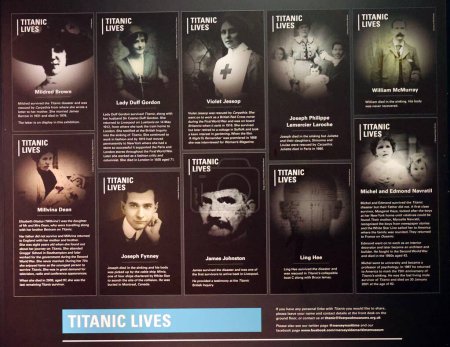 Foto de LIVERPOOL REINO UNIDO 06 07 2023: Titanic es un transatlántico que fue construido en Belfast. - Imagen libre de derechos