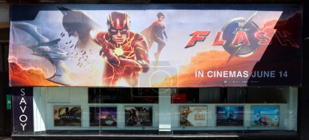 Photo for DUBLIN REPUBLIC OF IRELAND 05 28 2023: The Flash is a 2023 American superhero film based on the DC character of the same name - Royalty Free Image