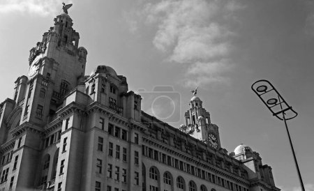 Foto de Hermosa arquitectura y vista a la calle en Liverpool, Reino Unido - Imagen libre de derechos