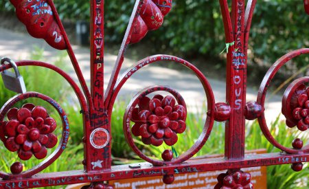 Photo for LIVERPOOL UNITED KINGDOM 06 07 2023: Strawberry Field is a Salvation Army property and visitor attraction in the Liverpool suburb of Woolton. It operated as a children's home between 1936 and 2005. - Royalty Free Image
