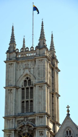 Téléchargez les photos : LONDRES ROYAUME-UNI 06 19 2023 : L'abbaye de Westminster, officiellement appelée la Collégiale Saint-Pierre de Westminster, est une église anglicane de la ville de Westminster. - en image libre de droit