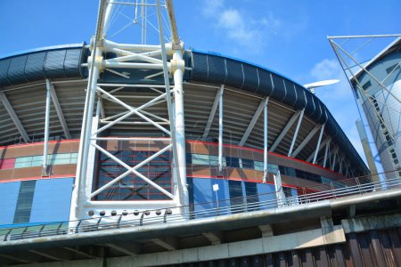 Téléchargez les photos : CARDIFF WALES ROYAUME-UNI 06 17 23 : Millennium Stadium, connu depuis 2016 comme le Principality Stadium pour des raisons de parrainage, est le stade national du Pays de Galles - en image libre de droit