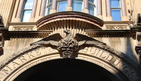 Photo for CARDIFF WALES UNITED KINGDOM 06 17 23: Art Nouveau is an international style of art, architecture and applied art especially the decorative arts, that was most popular between 1890 and 1910 - Royalty Free Image