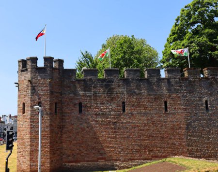 Téléchargez les photos : CARDIFF WALES ROYAUME-UNI 06 17 2023 : Château de Cardiff - en image libre de droit