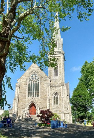 Foto de REPÚBLICA DUBLINA DE IRLANDA 05 28 23: Cristo Iglesia Rathgar fueron construidos en la década de 1860. - Imagen libre de derechos