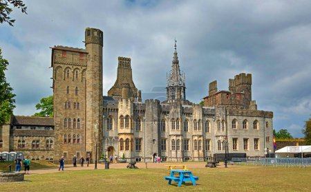 Photo for CARDIFF WALES UNITED KINGDOM 06 17 2023: Cardiff Castle - Royalty Free Image