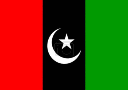 Téléchargez les photos : Drapeau du Parti des Peuples Pakistan - en image libre de droit