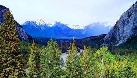 Téléchargez les photos : Montagnes Rocheuses canadiennes, comprenant les Rocheuses de l'Alberta et les Rocheuses de la Colombie-Britannique, segment canadien des montagnes Rocheuses de l'Amérique du Nord - en image libre de droit