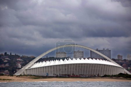 Photo for DURBAN, SOUTH AFRICA - november 29, 2009: Moses Mabhida stadium of Durban. It was one of host stadiums for 2010 FIFA World Cup - Royalty Free Image