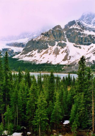 Landschaft der kanadischen Rocky Mountains, Alberta, Kanada