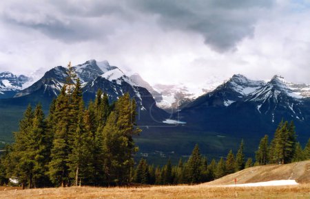 Photo for Canadian Rockies Canadian Rocky Mountains, comprising both the Alberta Rockies and the British Columbian Rockies, is the Canadian segment of the North American Rocky Mountains Canada - Royalty Free Image