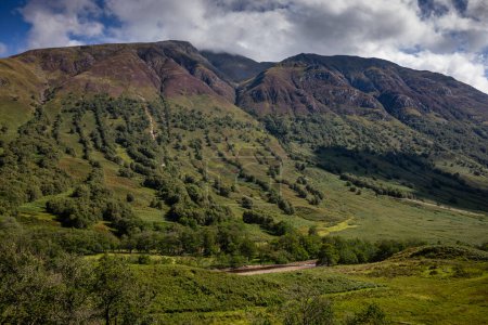 Photo for View of Ben Nevis mountain and Glenn Nevis at Fort William, Scottish Highlands - Royalty Free Image
