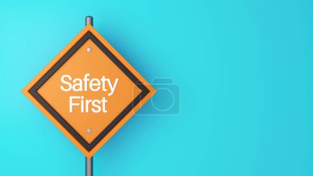 Photo for National Safety Month. Awareness creation event in June. Vector eps10 poster, banner. - Royalty Free Image