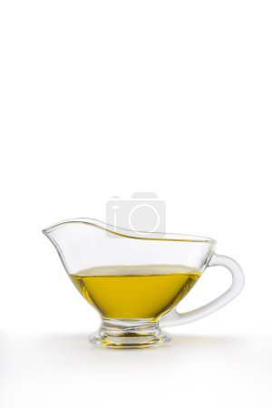 Photo for Virgin olive oil bottle isolated on white background. - Royalty Free Image