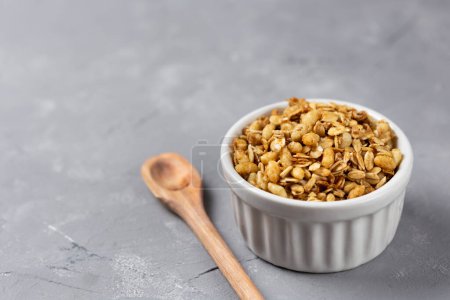 Photo for Granola tiger on the table. - Royalty Free Image