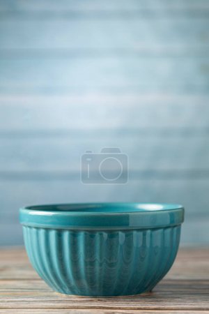 Photo for Kitchen utensils on wooden background. - Royalty Free Image