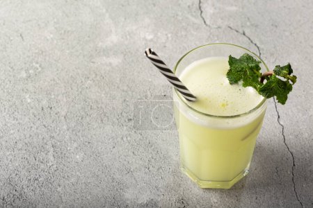 Photo for Refreshing lemonade with mint. Lemonade, summer drink. - Royalty Free Image