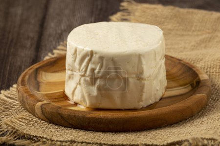 Brazilian Traditional white cheese, known as "queijo minas".
