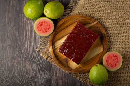 Guava paste, typical sweet made from guava also known as Goiabada.