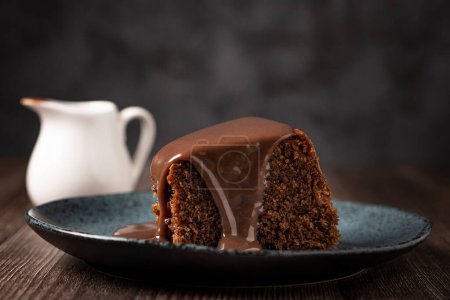 Foto de Deliciosa rebanada de pastel de chocolate
. - Imagen libre de derechos