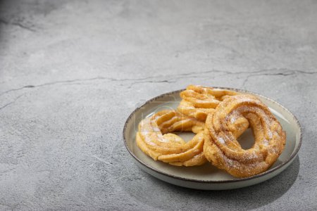 Photo for Sugared donuts on the table. Brazilian donuts. - Royalty Free Image