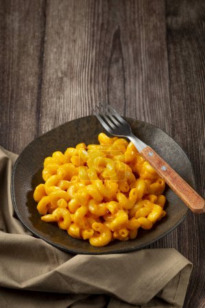 Mac and cheese, typical American food.