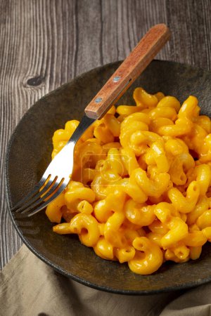 Mac and cheese, typical American food.