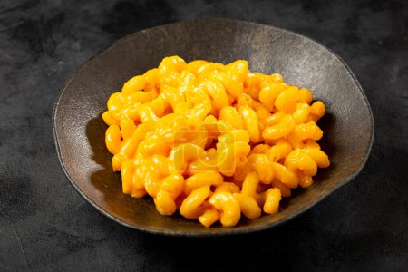 Photo for Mac and cheese, typical American food. - Royalty Free Image