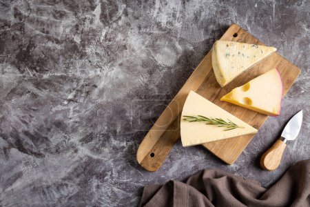 Photo for Various types of cheeses on the table. - Royalty Free Image