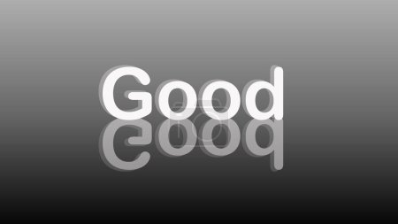 GOOD text rotating 3D rendering text motion graphics animation.