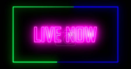 Overlay Live On Air Neon Glow Sign animation on Black Background Overlay OBS or Streamlabs Studio hi-tech overlay for streamers. Features transparent section for desktop scene and face cam, Chatbox area, four recent mentions and banner space for your