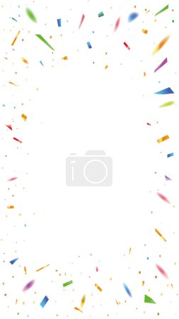 Illustration for Vector white countdown party social media story template background - Royalty Free Image