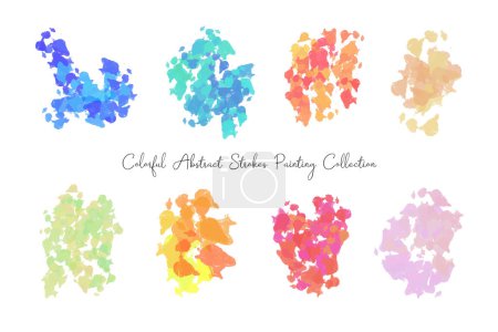 Abstract Colorful Splash Paint Collection