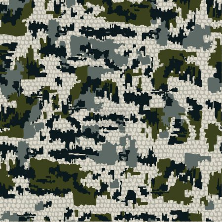 Téléchargez les photos : Pattern background. Army Camouflage wrap Seamless snake Pattern abstract Vector. - en image libre de droit