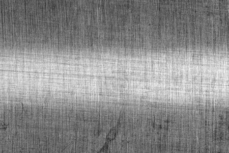 Photo for Monochrome texture of shiny scratched metal. Abstract background for design. - Royalty Free Image
