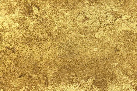 Foto de Textura de yeso decorativo dorado u hormigón. Fondo grunge de oro abstracto para el diseño. - Imagen libre de derechos